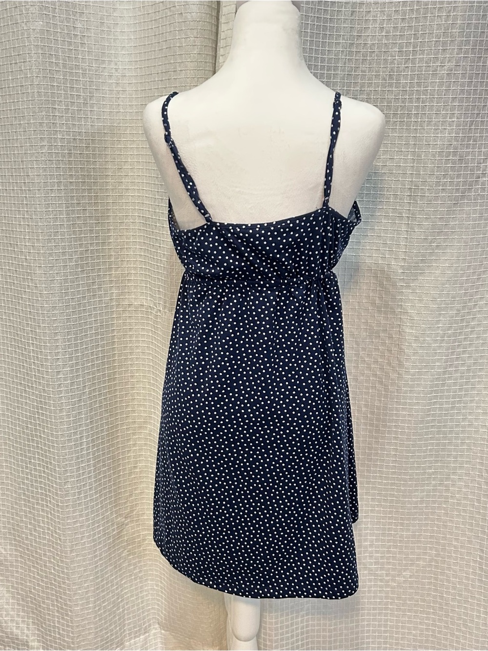 La Vi En Rose Navy Polka Dot Mini Dress - Picture 3 of 7